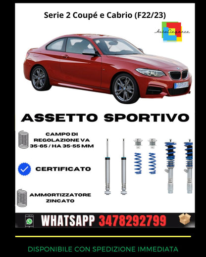 🔥Assetto sportivo ADATTO PER Serie 2 Coupé e Cabrio (F22/23) 2015-2019🔥
