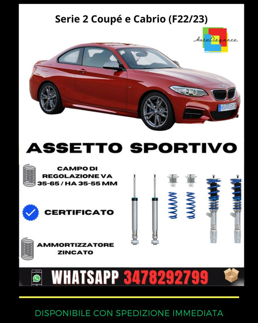 🔥Assetto sportivo ADATTO PER Serie 2 Coupé e Cabrio (F22/23) 2015-2019🔥
