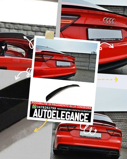 SPOILER CAP adatto per AUDI S7 / A7 S-LINE C7 / C7 FL