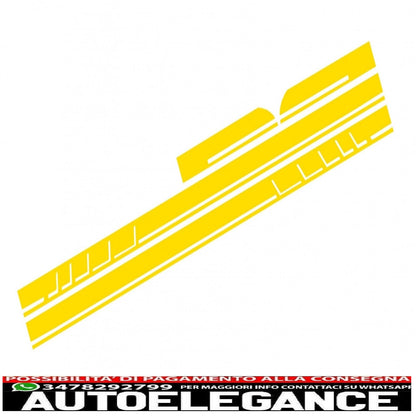 side decals matt yellow vinyl sticker suitable for mercedes cla w117 c117 x117 (2013-2016) a class w176 (2012-up) 45 design edition 1