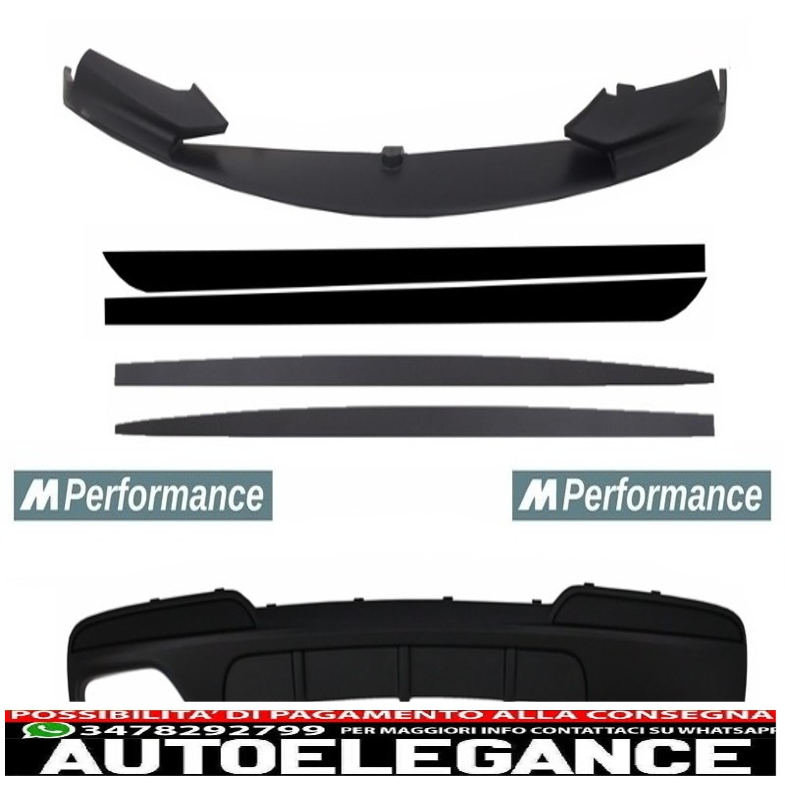 aggiungi il kit di estensione di conversione al design M-Performance adatto per BMW Serie 5 F10 F11 Berlina Touring AUTOELEGANCERICAMBI