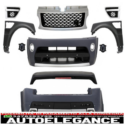 Body kit with front fenders suitable for Land Range Rover Sport L320 Facelift (2009-2013) autobiography design 