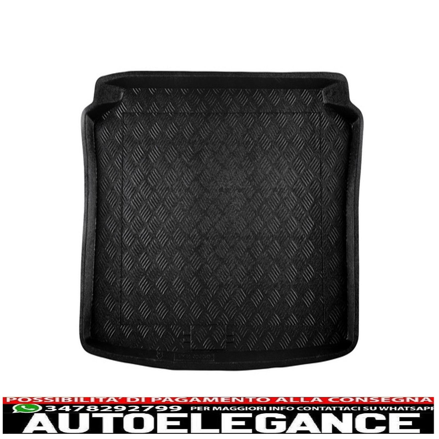 Boot mat without anti-slip / suitable for Seat Ibiza Hatchback 04/2002-2008; suitable for VW Polo Hatchback 2002-2009 