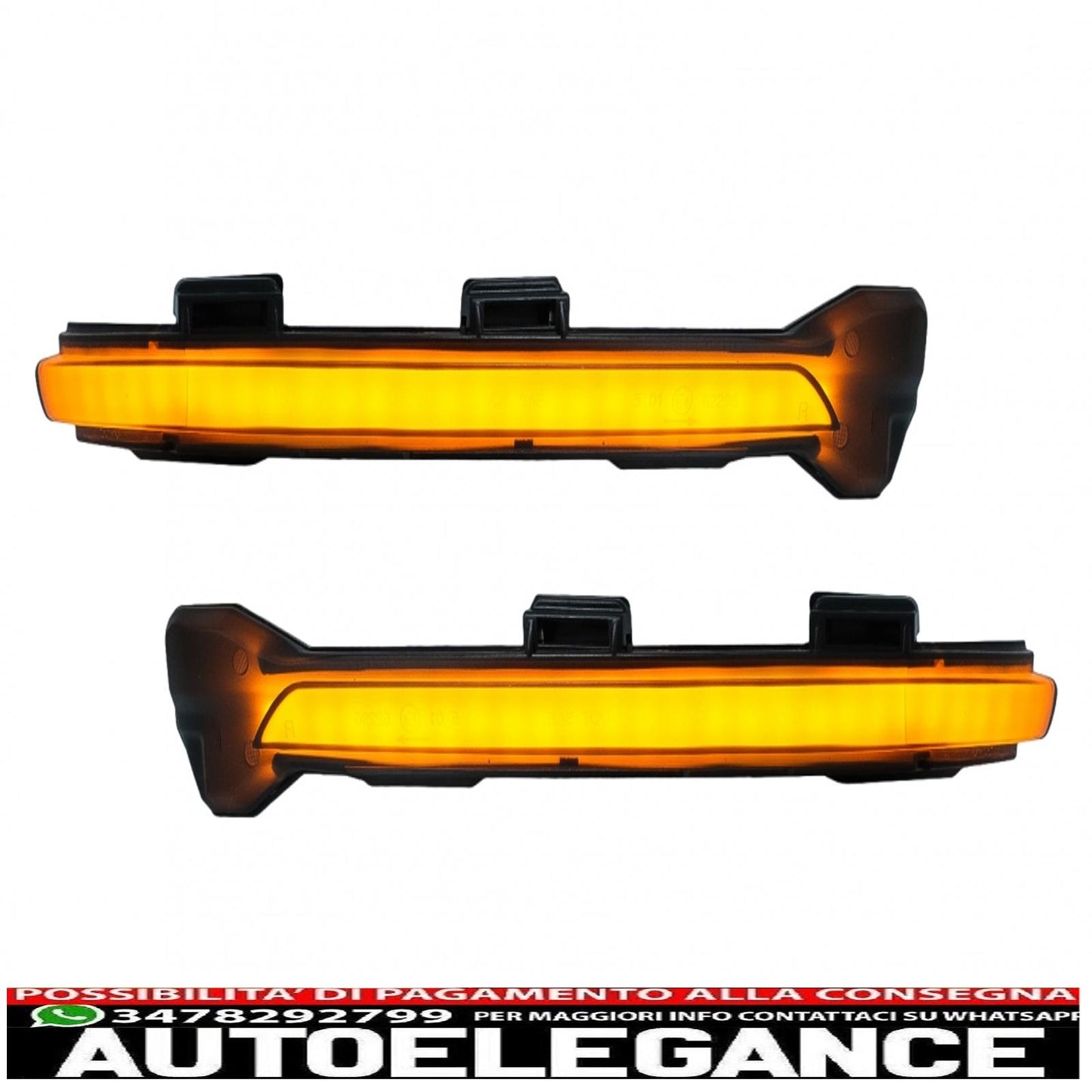 Dynamic Mirror Indicator Smoke Lamp LED Seq Suitable for VW Golf 7 Hatchback Variant (2013-2017) Touran II (2015-up) 