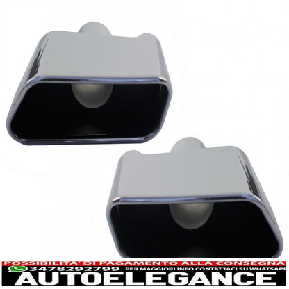 Exhaust tips suitable for BMW 5 Series F10 F11 (2011-2017) Sporty performance design 