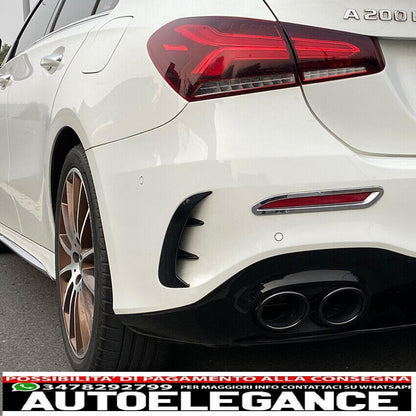 AMG look aerodinamici neri posteriori adatti per Mercedes W177 Classe A AUTOELEGANCERICAMBI