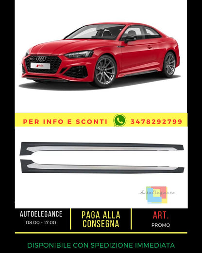 🔥Minigonne laterali adatto per a5 f5 coupe 2018+ look rs5🔥
