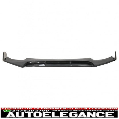 Front bumper lip suitable for mercedes c class w205 s205 a205 c205 (2014-2019) real carbon 