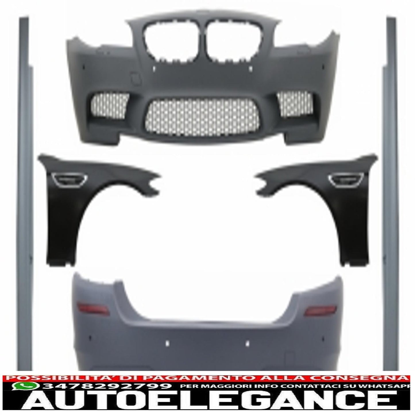 complete body kit suitable for bmw f10 (2011-2014) m5 design 