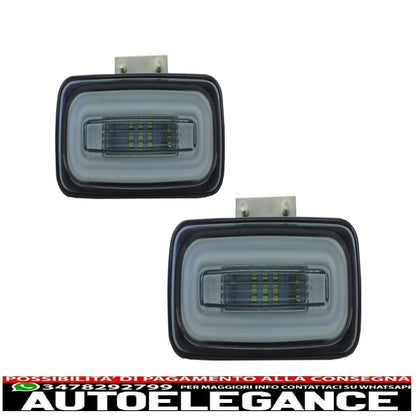 barra luminosa per fendinebbia paraurti posteriore a led adatta per mercedes classe g w463 (1989-2015) fumè AUTOELEGANCERICAMBI