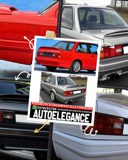 SPOILER POSTERIORE per BMW SERIE 3 E30 M-TECH 2 STILE