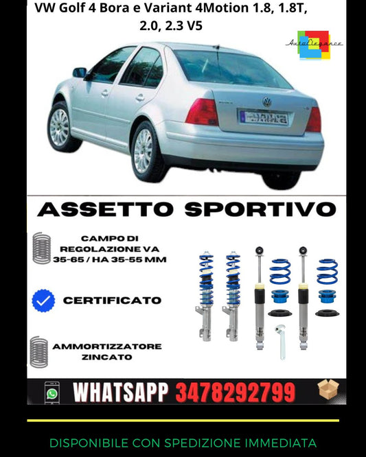 🔥Assetto sportivo per VW Golf 4 Bora e Variant 4Motion 1.8, 1.8T, 2.0🔥