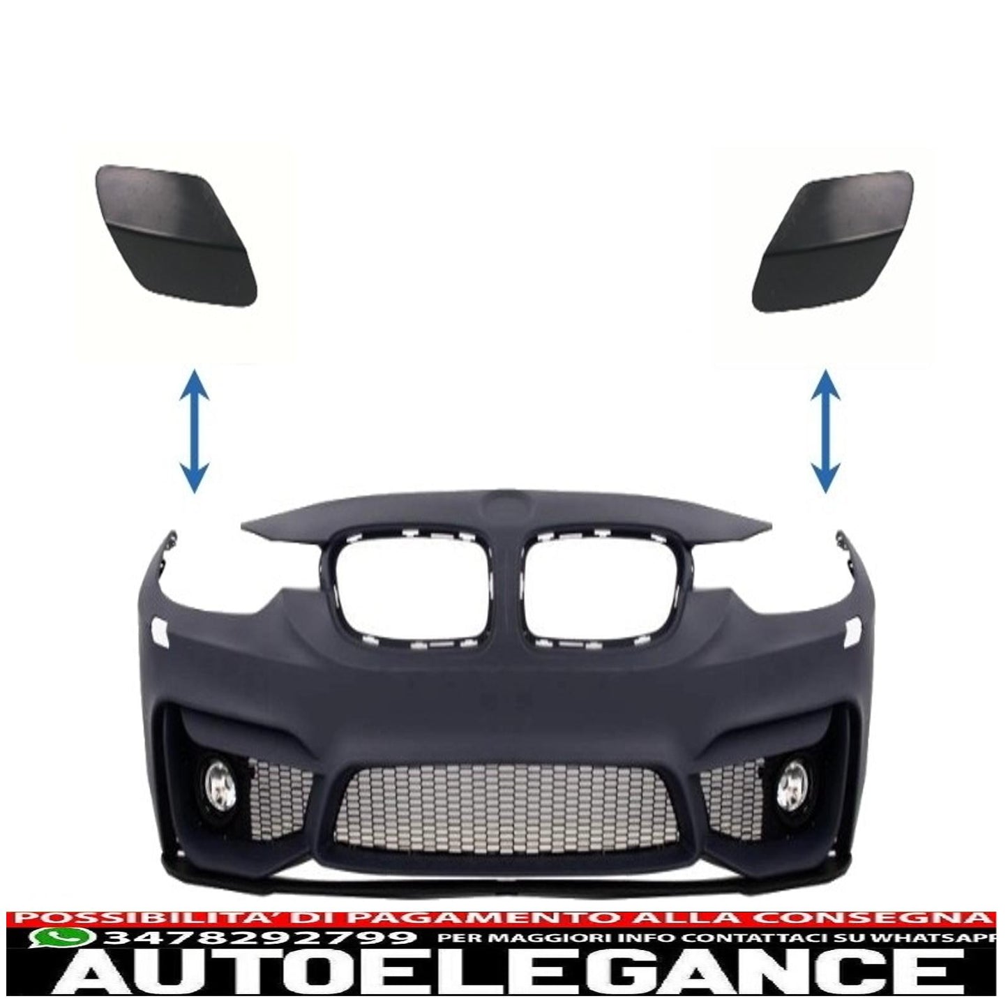 SRA copre il paraurti anteriore adatto per BMW Serie 3 F30 F31 (2011-up) M3 Design