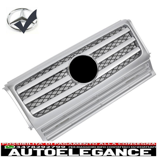 La griglia del radiatore sportiva si adatta al look argento Mercedes W463 G 1990-2018