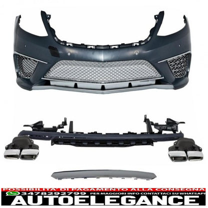 body kit suitable for mercedes s class w222 sport line package (2013-06.2017) design s63