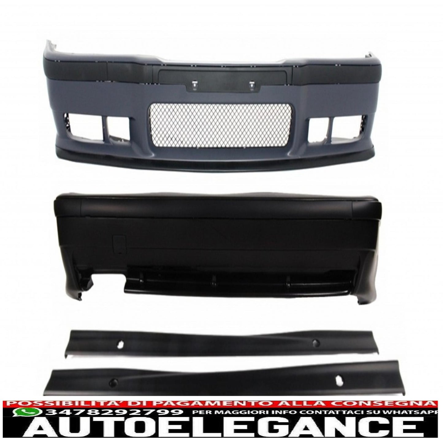 body kit suitable for bmw e36 3 series (1992-1998) m3 design