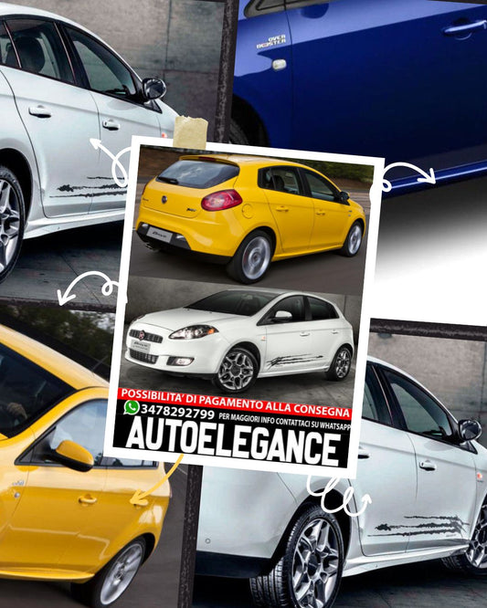 MINI SKIRTS SUITABLE FOR FIAT BRAVO 2 ( 2006-2014 ) SPORT STYLE 