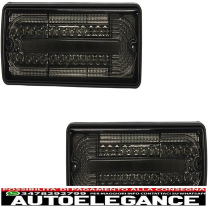fanali posteriori full led adatti per mercedes classe g w463 (1989-2015) fumé