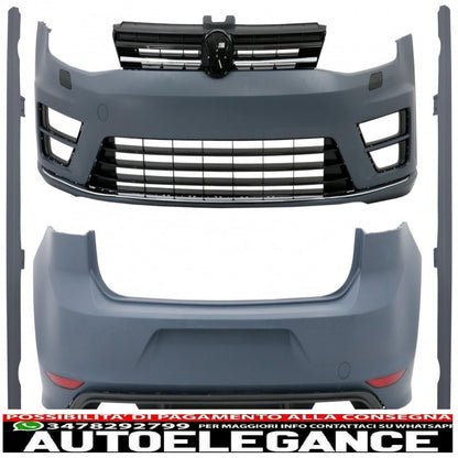 complete body kit suitable for vw golf 7 vii hatchback (2013-2017) r design 