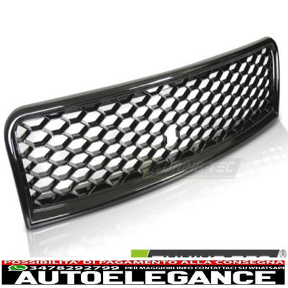 griglia sportiva nera lucida per audi a4 (b6) sport 10.00-10.04