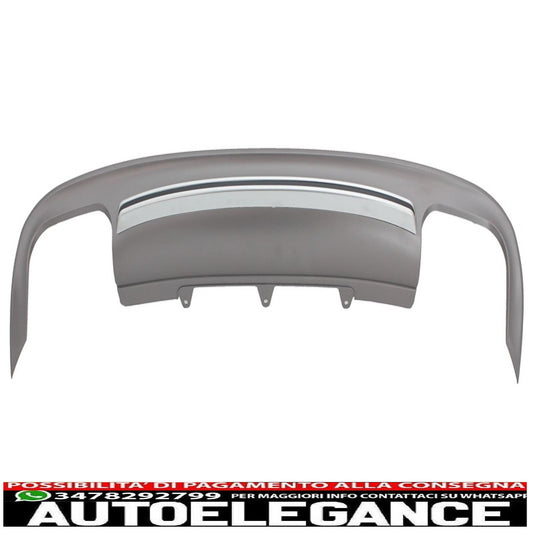 Diffusore mantovana paraurti posteriore adatto per audi a5 8t 4 porte sportback (2012-2015) design s5