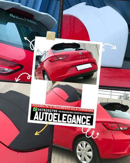 SPOILER ALETTONE POSTERIORE PER SPORT SEAT LEON 5F 5 PORTE