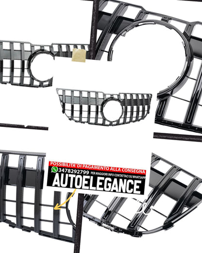 GT Panamericana GRILLE suitable for Mercedes GLK W204 X204 12-15 All Black 
