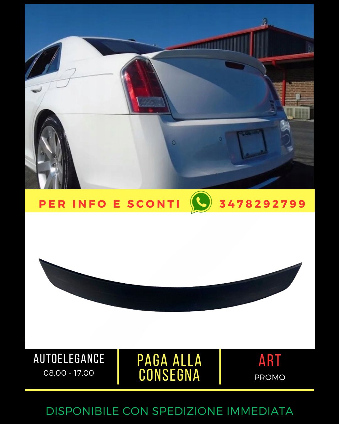 ✨SPOILER SUITABLE FOR Chrysler 300C II 2011–2023 sedan✨