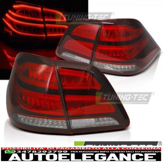 red white led rear lights suitable for mercedes m-class w166 11-15