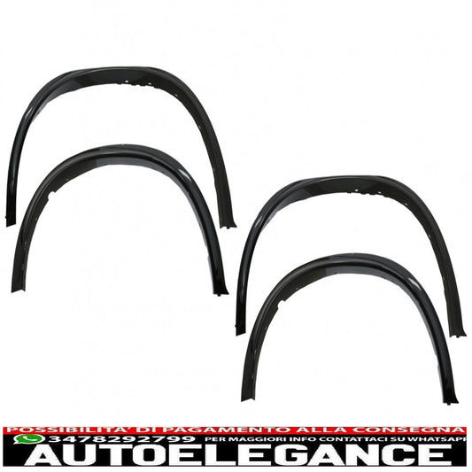 parafanghi passaruota adatti per bmw x6 f16 (2015-2020) m-design m-sport pianoforte nero