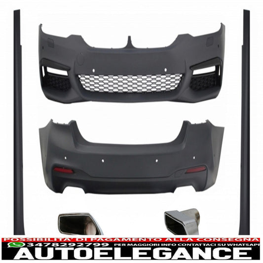 complete body kit suitable for BMW 5 series g30 (2017 onwards) with m-tech design exhaust tips without distronic 