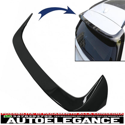ala spoiler sul tetto adatta per bmw x1 suv f48 pre-lci (06.2015-2019) stile ac pianoforte nero AUTOELEGANCERICAMBI