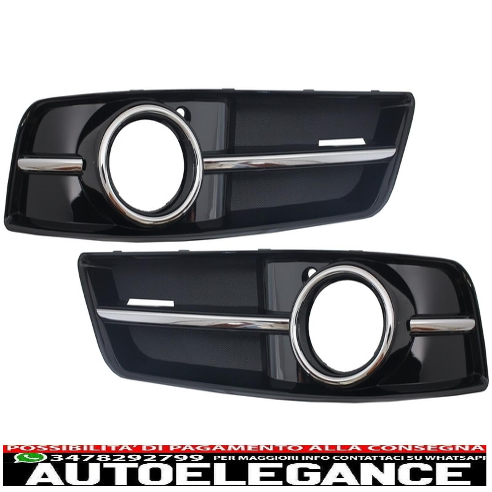 Copri fendinebbia griglie laterali adatti per audi a3 facelift (8p1) (2008-2012) s3 sline design AUTOELEGANCERICAMBI