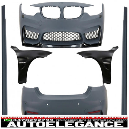 complete body kit with front fenders suitable for bmw 4 series f32 f33 coupe cabrio (2013-02.2017) m4 design