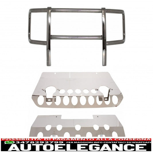 Pacchetto protezione sottoscocca per fuoristrada con bullbar adatto per mercedes classe g w463 (1989-2018)
