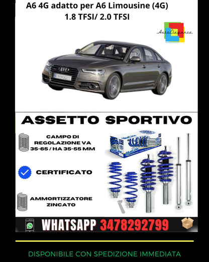 🔥Assetto sportivo ADATTO PER A6 Limousine (4G) 1.8 TFSI/ 2.0 TFSI🔥