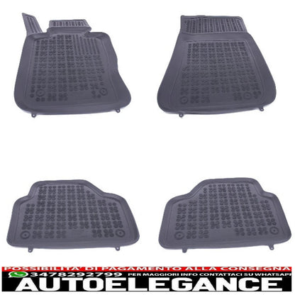 Black rubber mat suitable for bmw x1 e84 2009-2015