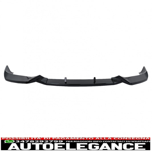Labbro spoiler paraurti anteriore adatto per BMW X3 G01 X4 G02 LCI (2021-up) M Sport Piano Black