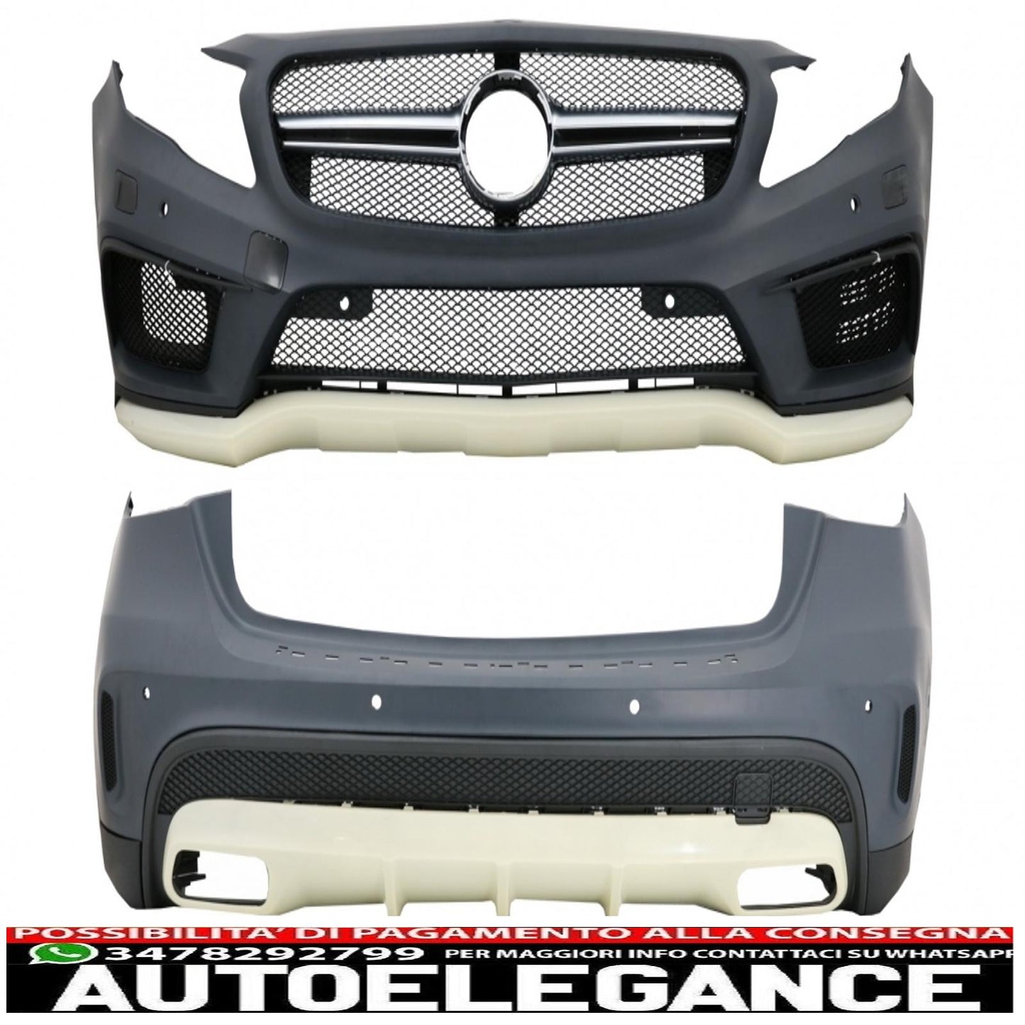 Complete body kit suitable for mercedes gla x156 (2014-2016)