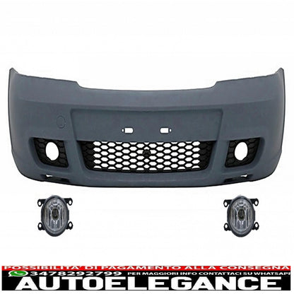 front bumper suitable for opel / vauxhall astra g (1998-2005) opc design with fog lights 