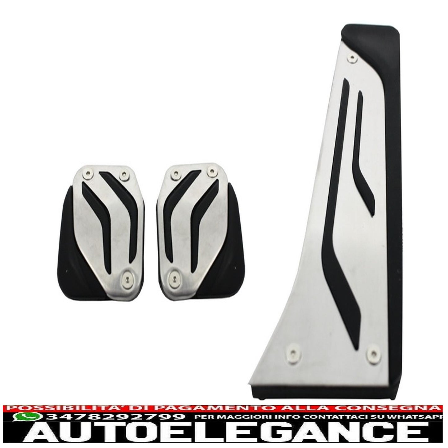 kit di pedali adatto per bmw serie 1 f20 (2011-up) 2 serie f22 (2014-up) 3 serie f30 (2011-up) 4 serie f32 (2013-up) x3 f25 (2011-up) x5 f15 (2013- in poi) x6 f16 (2016 in poi) manuale