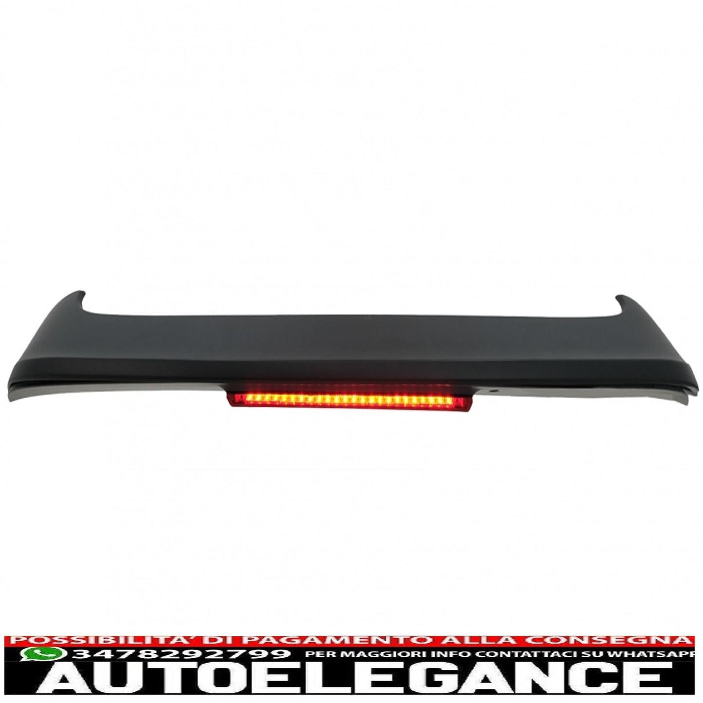 roof spoiler with LED brake light suitable for vw golf vi (2008 onwards) design r20