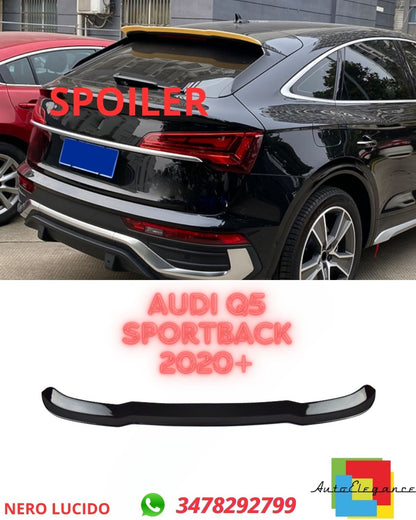 ✨SPOILER NERO LUCIDO ADATTO PER AUDI Q5 Sportback 2020+✨