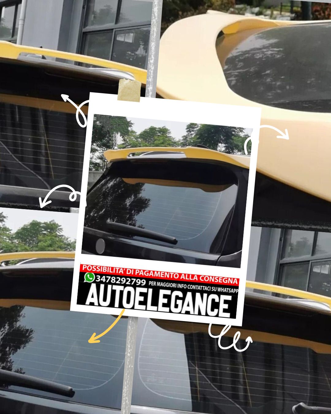 SPOILER adatto per BMW X7 G07 2018+