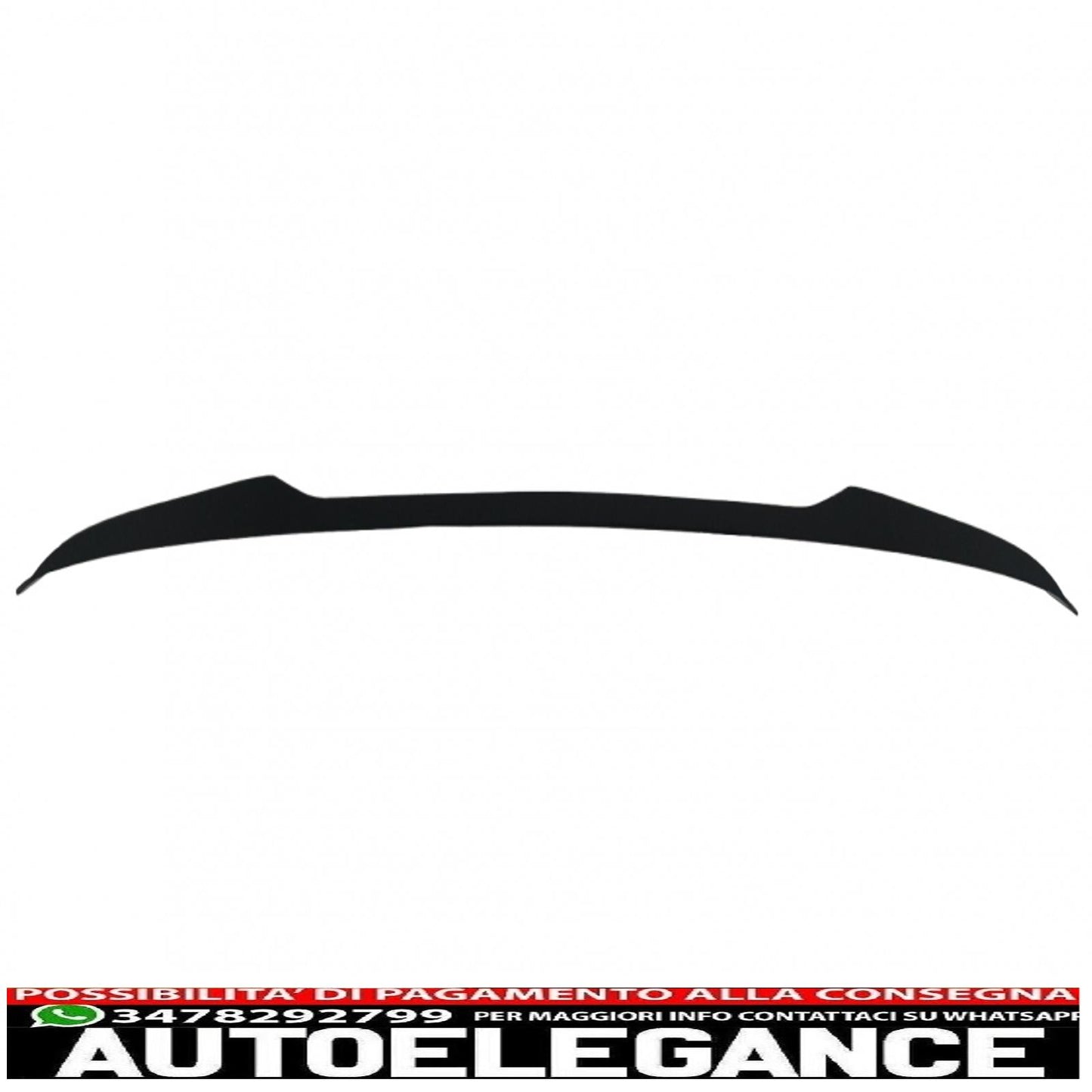 roof spoiler suitable for bmw 1 series f20 f21 (2011-2019) piano black