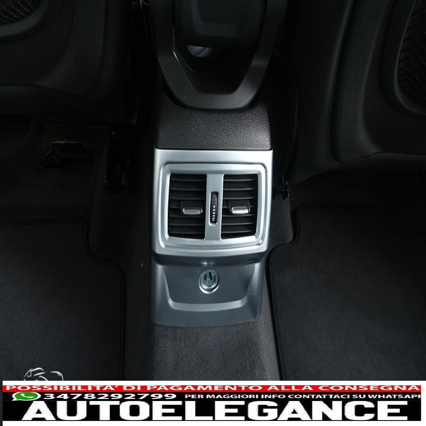 telaio cromato bracciolo centrale ugelli aria ventilazione posteriore per bmw x1 f48-mostra il titolo originaletesto originalechromrahmen mittelarmlehne luftdüsen lüftung hinten für bmw x1 f48