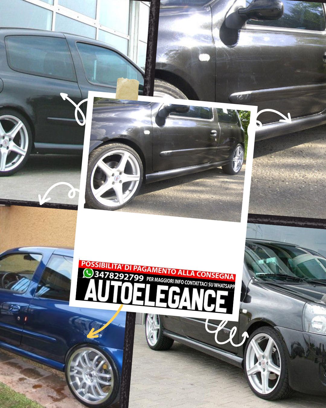 SKIRTS SUITABLE FOR RENAULT CLIO 2 ( 1998-2005 ) 