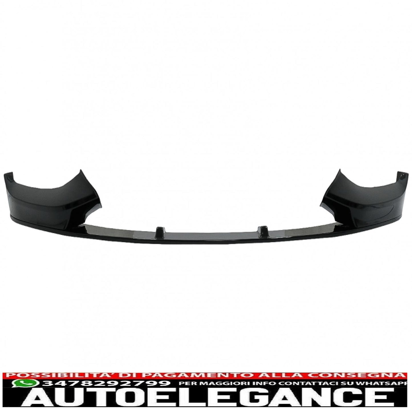 Front Bumper Spoiler Fit For BMW 1 Series F20 F21 LCI (2015-2019) Hatchback M Sport Piano Black 