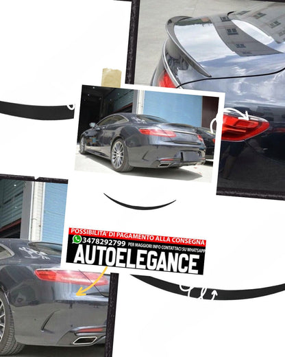 SPOILER suitable for MERCEDES S CLASS COUPE CABRIO C217 A217 2014-2020