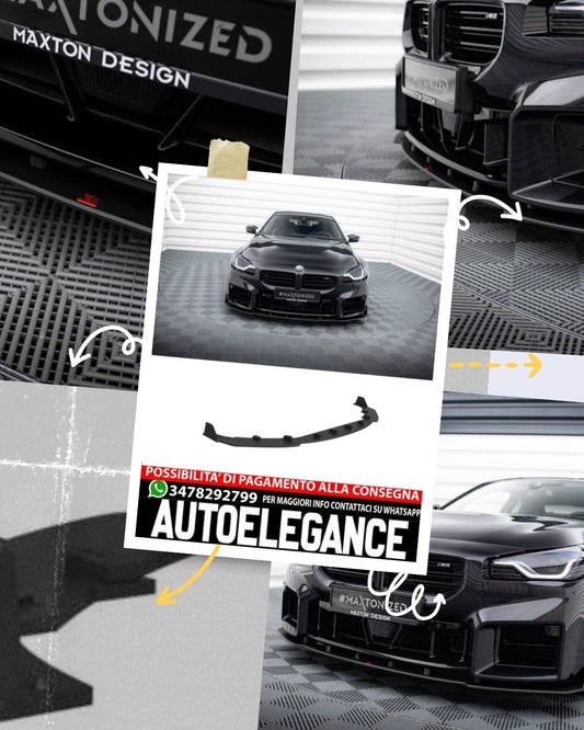 STREET PRO FRONT SPLITTER suitable for V.2 BMW M2 G87 (2023 - ) 